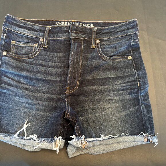 Women's Super High-Rise Shortie American Eagle Jean Shorts - Picture 3 of 6